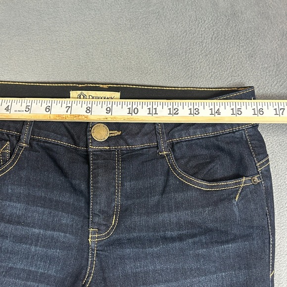Democracy Jeans Womens Size 10 Blue "ab technology" Dark Wash Stretch Denim - Picture 5 of 13